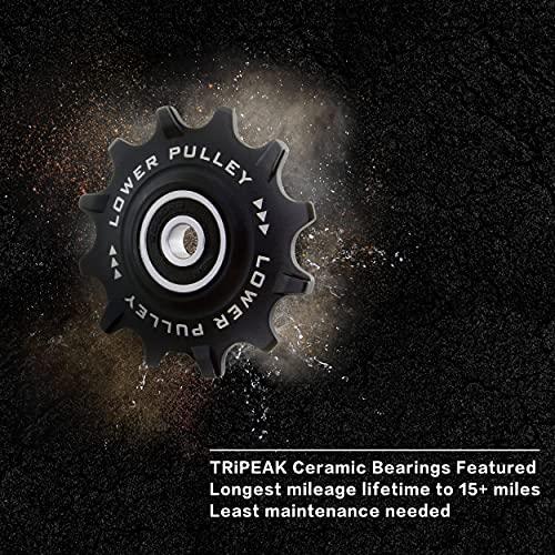TRIPEAK セラミックビックプーリー　12/14T ※11速専用品 Amazon.co.jp: TRiPEAK 12T+14T シマノ特大セラミック/スチール
