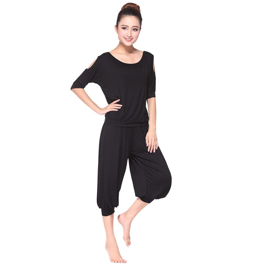 Women Modal Cotton Harem Yoga Pants, Super Soft Pilates Capri Pa 並行輸入品｜import-tabaido｜07