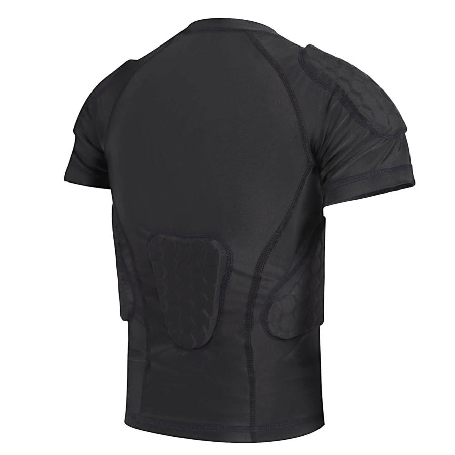 【並行輸入品】TUOY Youth Padded Compression Shirt Padded Football Shirt Rib Ch_3