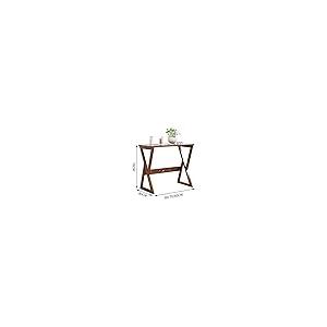 【並行輸入品】Computer Desk, Bamboo Compact Home Office Workstation, Modern Si_5