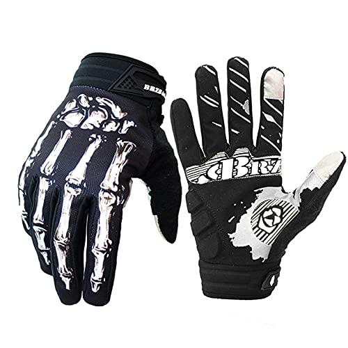 【並行輸入品】BRZSACR Skeleton Cycling Gloves Motorcycles Gloves Off Road Vehi_1