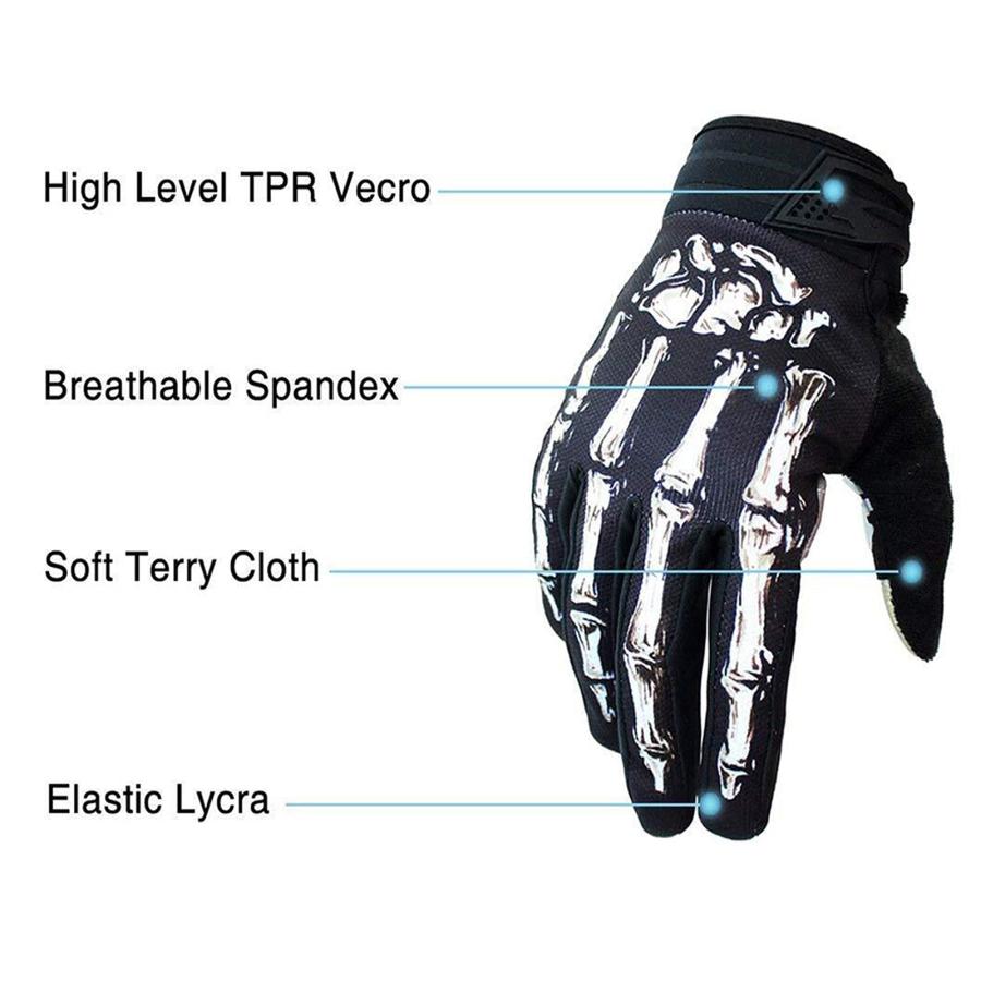 【並行輸入品】BRZSACR Skeleton Cycling Gloves Motorcycles Gloves Off Road Vehi_6
