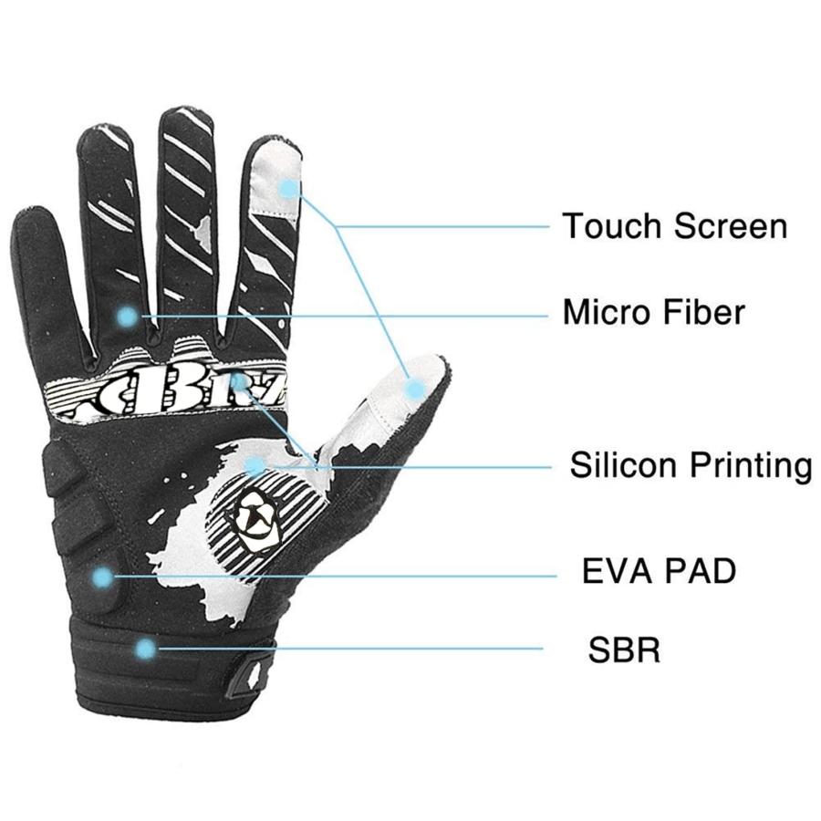 【並行輸入品】BRZSACR Skeleton Cycling Gloves Motorcycles Gloves Off Road Vehi_9