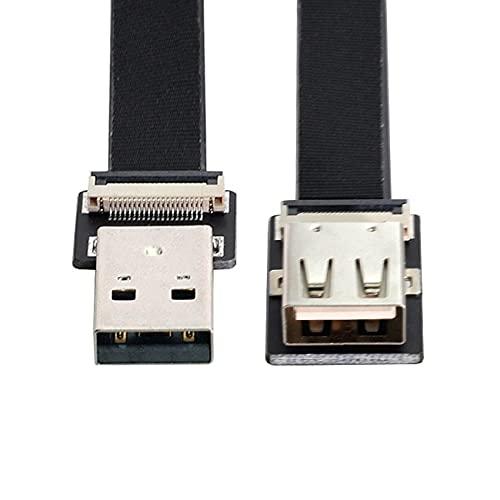 NFHK USB 2.0 Type A オス メス 延長データフラットスリムFPCケーブル FPV & ディスク & スキャナー  並行輸入品｜import-tabaido｜03