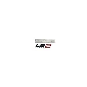 【並行輸入品】2X LS2 6.0L V8 エンブレムバッジ ブルー 3D 立体 強粘着 GM LS2用 (レッド ブラック シルバー) 2Xの画像