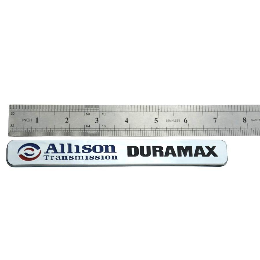 【並行輸入品】Allison Transmission Duramax エンブレム 3Dバッジ シルバラード 2500HD 3500HD対応 (_3