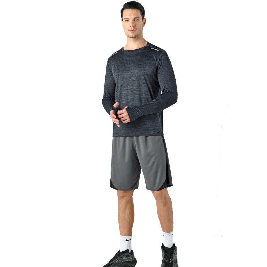 【並行輸入品】[ｋａｉｒａｆｕ] 3 Pack Mens Long Sleeve T Shirts Dry Fit Casual Outdoor_3
