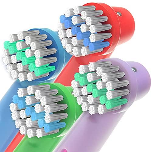 交換用歯ブラシヘッド オーラルB ブラウン 電動ベース用   16個パック 子供用カラフルブラシヘッド Oralb対応   柔らか 並行輸入品｜import-tabaido｜08