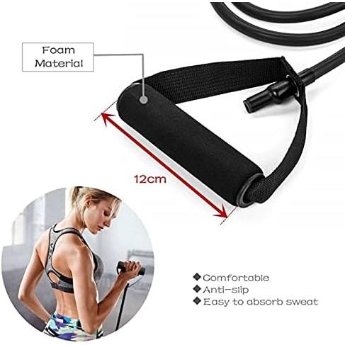 【並行輸入品】5 Levels Resistance Bands with Handles Yoga Pull Rope Elastic Fit　並行_4