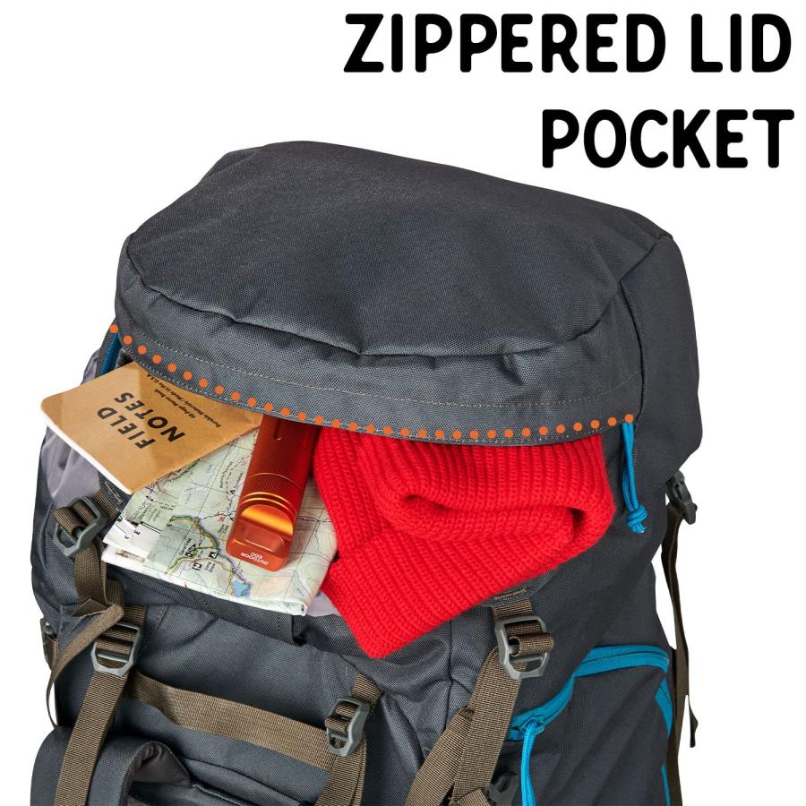 【並行輸入品】Kelty ハイキングデイパック， ベルーガ/ストーミーブルー， 85L， ハイキングデイパック Kelty Asher Day_6
