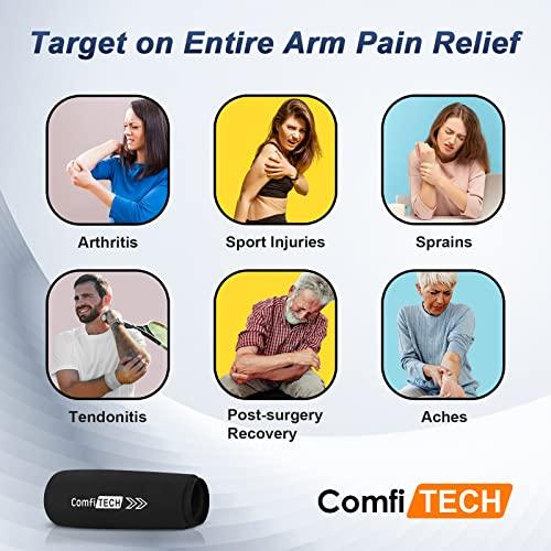 【並行輸入品】ComfiTECH Elbow Ice Pack for Tendonitis and Ice Pack Wrap Sleeveの画像