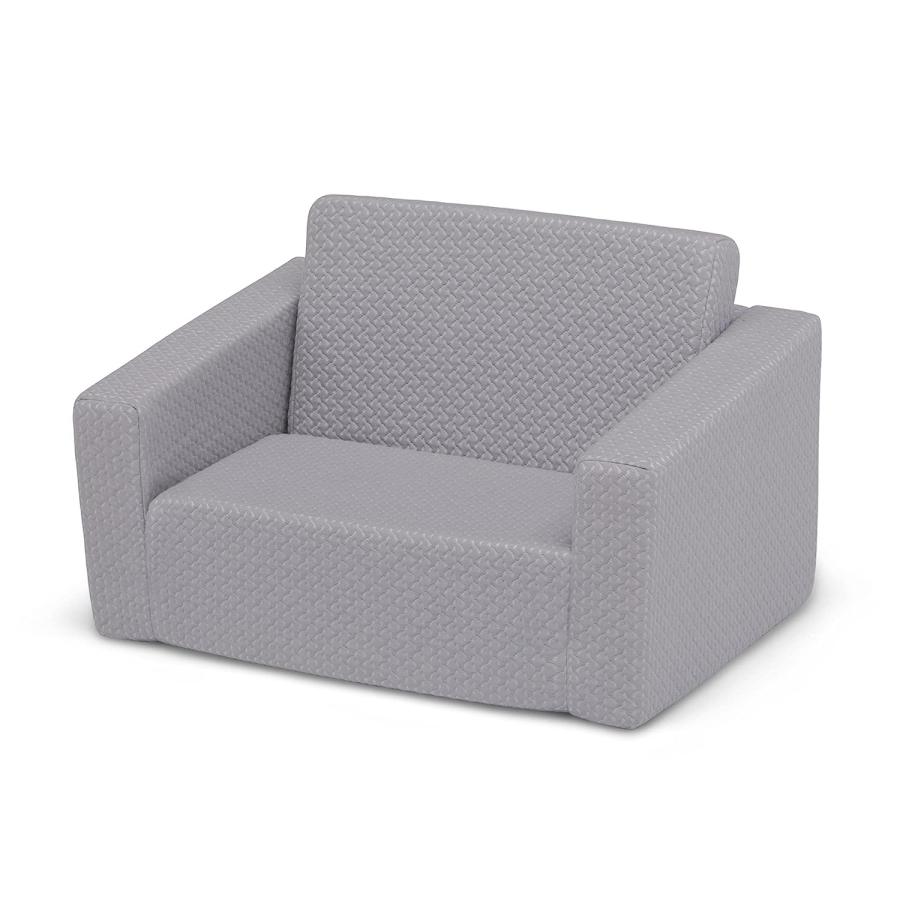 【並行輸入品】Delta Children Serta Cozee Flip Out Memory Foam Chair Grey　_8