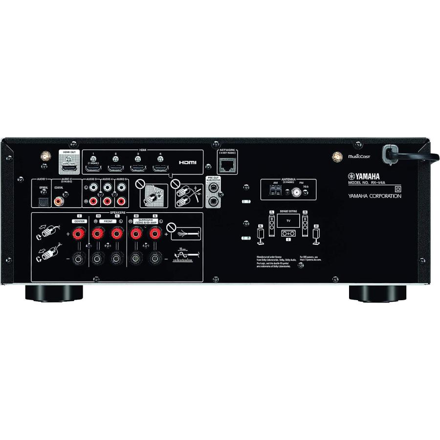 Yamaha YHT-5960U Home Theater System with 8K HDMI and MusicCast　並行輸入品 テレビ、オーディオ、カメラ テレビ、映像機器 ホームシアター