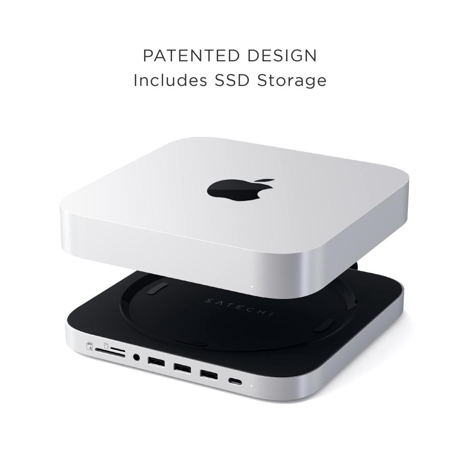 Satechi USB-C スタンドハブ Mac Mini M1/M2 対応 並行輸入品】Satechi USB C スタンドハブ M.2 SATA SSDスロット (M1 M2