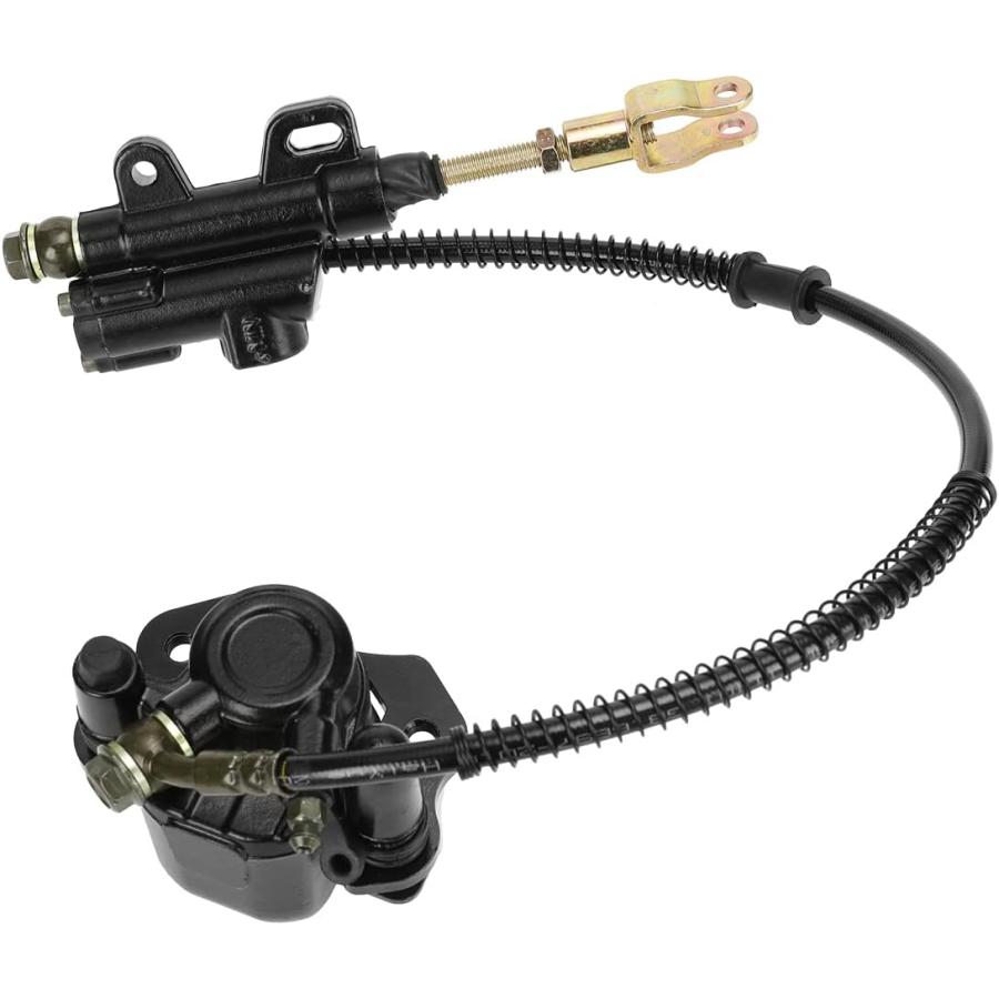 【並行輸入品】FVRITO Rear Foot Brake Master Cylinder Caliper Assembly for 50cc  並行_1