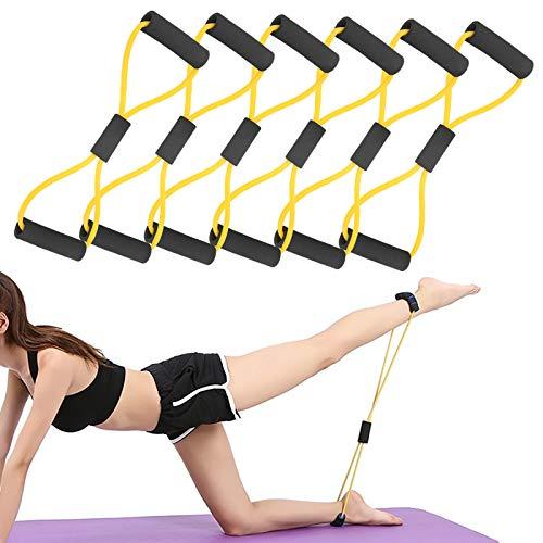 【並行輸入品】Workout Band, Comfortable TPE Resistance Bands Stackable 6pcs foの画像