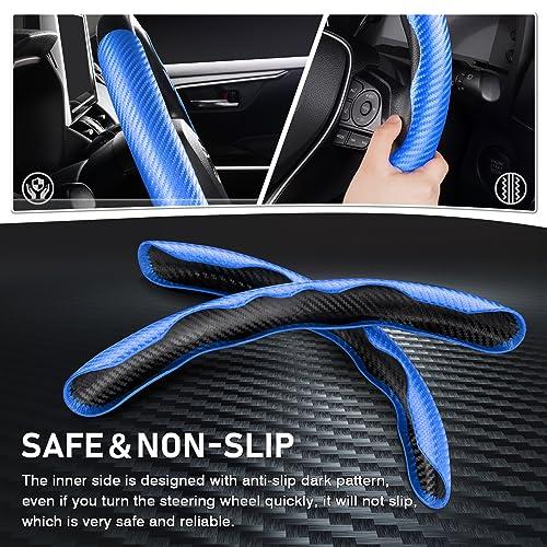 【並行輸入品】Cartist カーボンファイバー ハンドルカバー メンズ スポーティーなホイールプロテクター 滑り止め ソフトレザー ユニバーサ | ブランド登録なし | 07