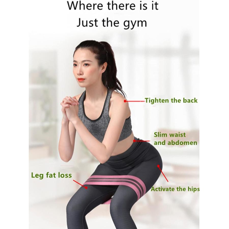 【並行輸入品】BoiMoe Fitness Elastic Band Yoga Tension Band Squat Belt Beautifu 並行の画像