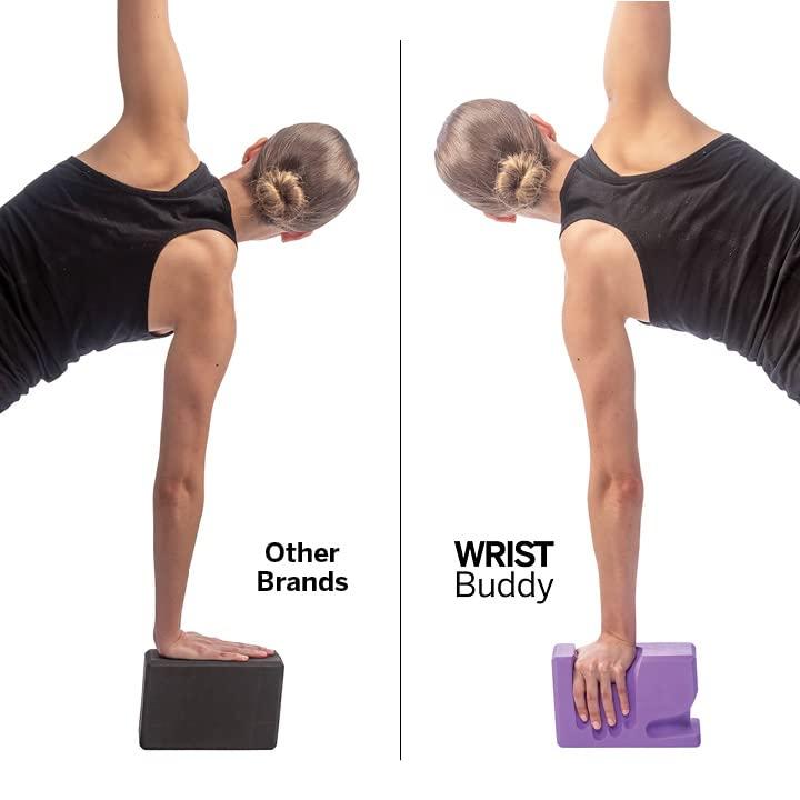 【並行輸入品】WRIST BUDDY ヨガブロック 2個パック 手首の痛みや圧迫を軽減 快適なグリップ力を最大化 丈夫なEVAフォームブロック
