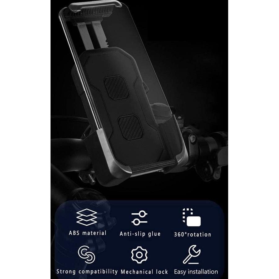 【並行輸入品】Bicycle and Motorcycle Mobile Phone Holder with Stainless Steel 　並行