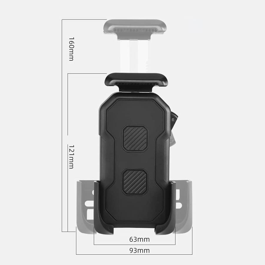 【並行輸入品】Bicycle and Motorcycle Mobile Phone Holder with Stainless Steel 　並行
