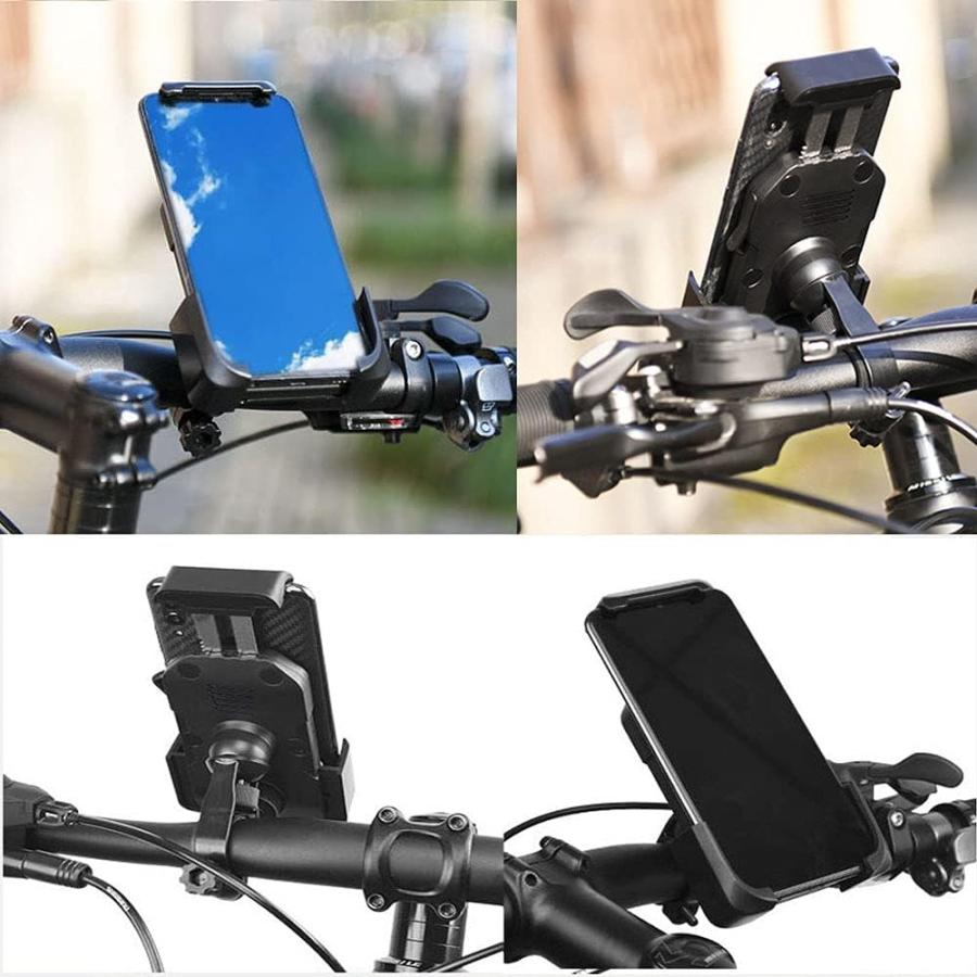 【並行輸入品】Bicycle and Motorcycle Mobile Phone Holder with Stainless Steel 　並行