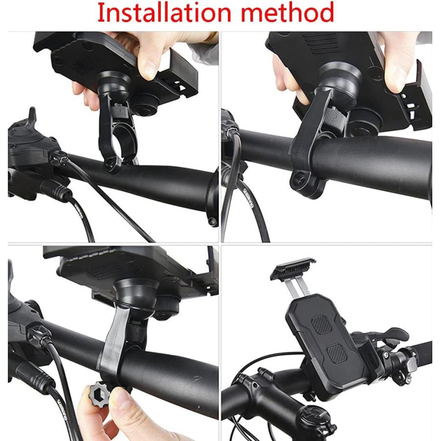 【並行輸入品】Bicycle and Motorcycle Mobile Phone Holder with Stainless Steel 　並行
