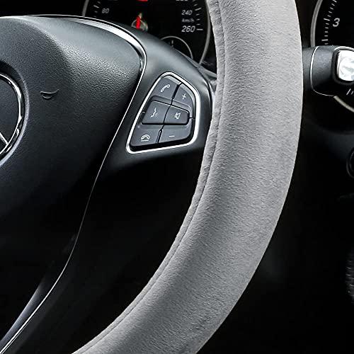 【並行輸入品】OTOSTAR ソフトベルベットハンドルカバー ユニバーサルラグジュアリーステアリングホイールプロテクター カーインテリアアクセサ_7