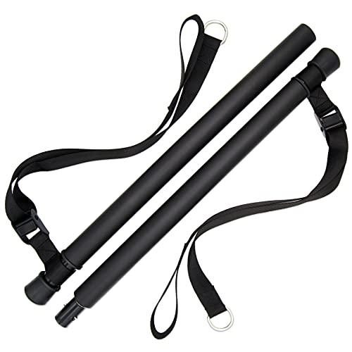 【並行輸入品】Black Mountain Products Portable Pilates Bar Kit with Resistanceの画像