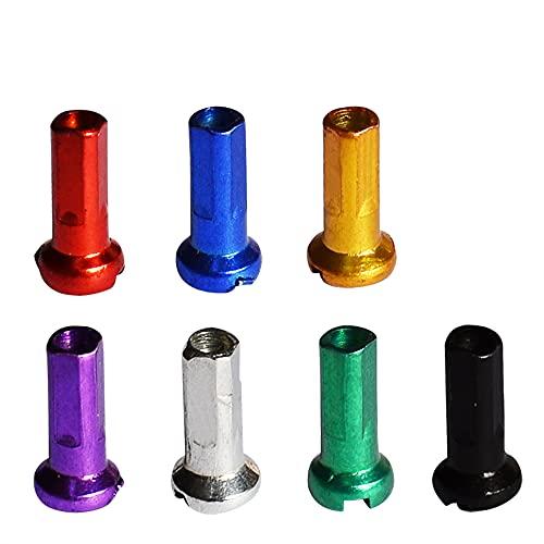 【並行輸入品】Pirhosigma ホイールスポークニップル 77個 マウンテンバイク スポークキャップ スポークニップル エンドチップ ロード_1