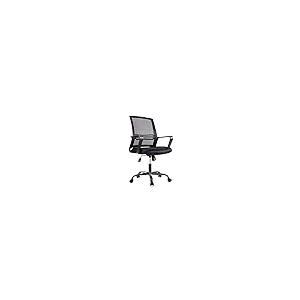 【並行輸入品】Smugdesk 人間工学的 ミッドバック 通気性メッシュ 回転デスクチェア 高さ調節可能 腰サポートアームレスト 自宅 オフィス_2