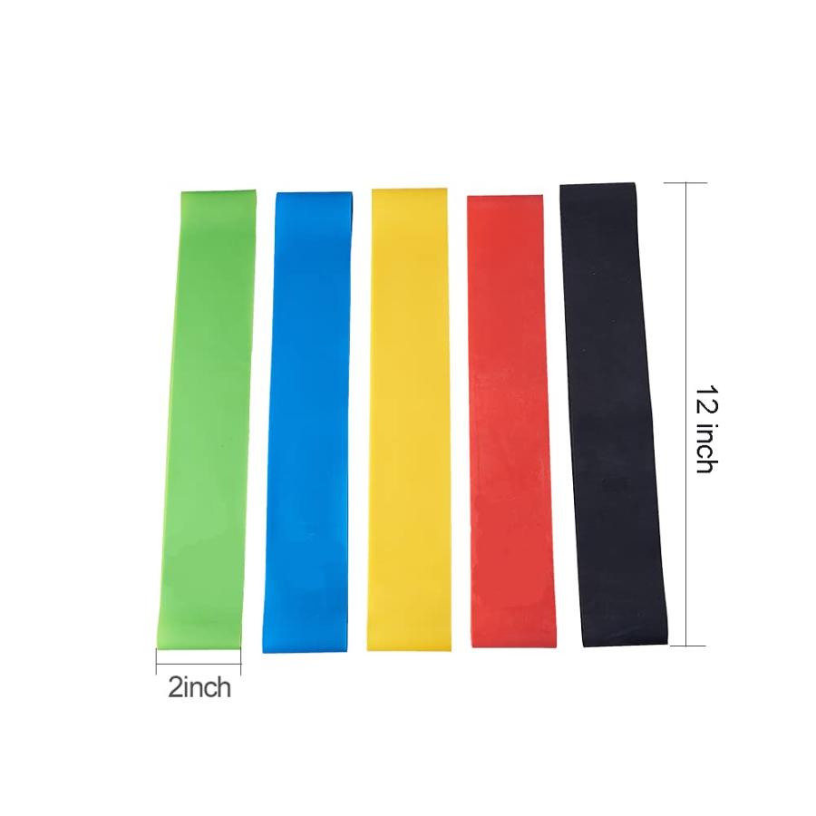 【並行輸入品】XIMINZ Loop Resistance Band Set, 5 Levels Stretch Bands Exerciseの画像