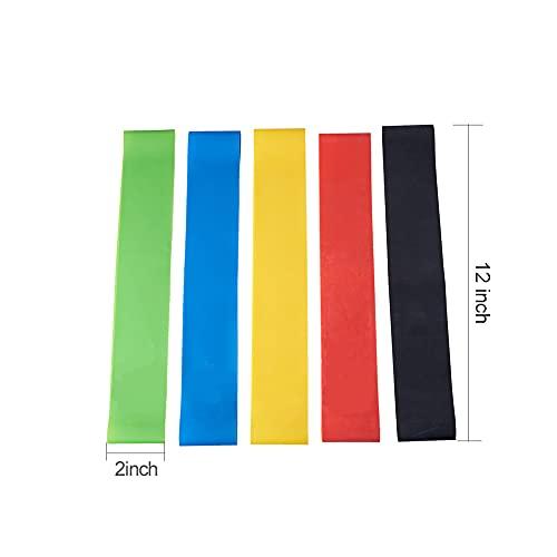 【並行輸入品】XIMINZ Loop Resistance Band Set, 5 Levels Stretch Bands Exerciseの画像