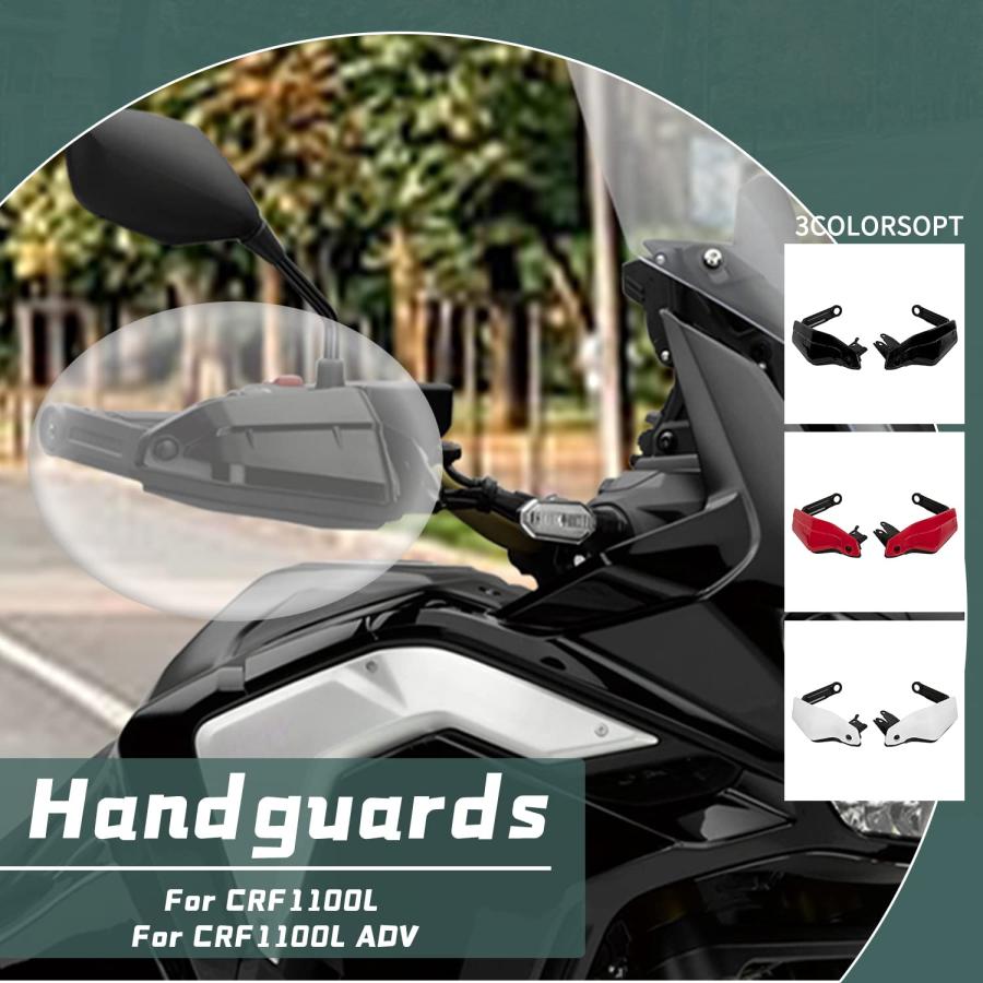 【並行輸入品】デュアルスポーツ モーターサイクル CRF1100L 付属品 20 23、ハンドガード 手ブラシガード 風防カバープロテクター 適_6