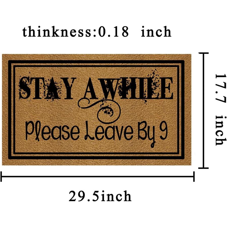 【並行輸入品】Funny Welcome Doormat(29.5inch x 17.7inch) Non-Slip mat Gift mat  並行の画像
