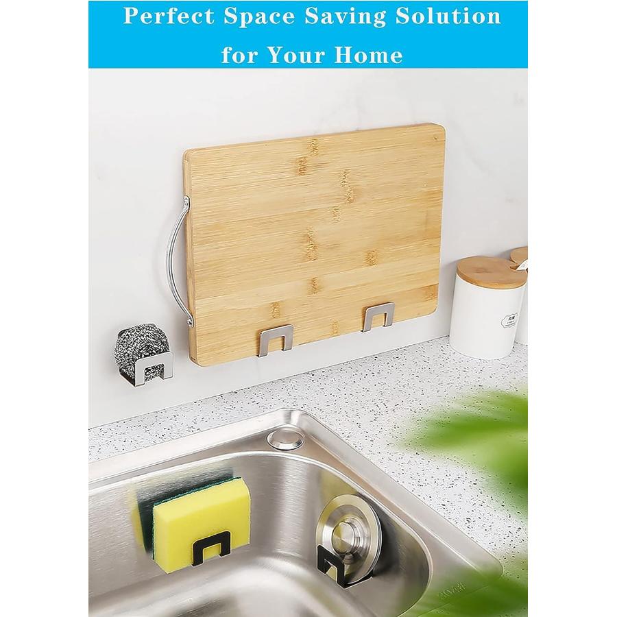【並行輸入品】Envibe Sponge Holder  2 Pack Sponge Holder for Kitchen Sink  Easy_5