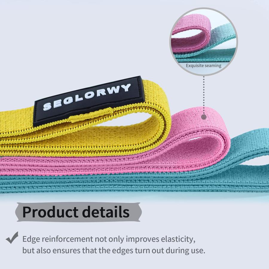 【並行輸入品】Seglorwy Long Resistance Bands for Women Men, Exercise Bands forの画像