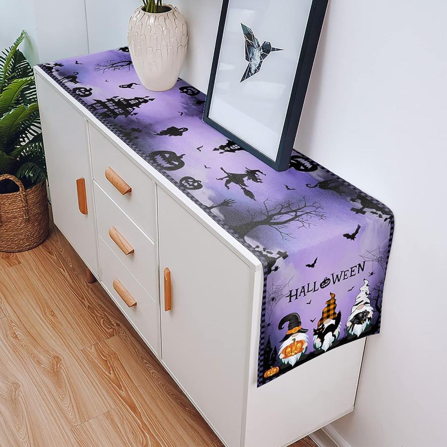 【並行輸入品】bloomhouse Halloween Table Runner Halloween Decorations Gnome Cr