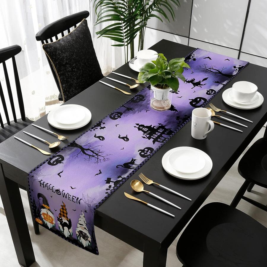 【並行輸入品】bloomhouse Halloween Table Runner Halloween Decorations Gnome Cr