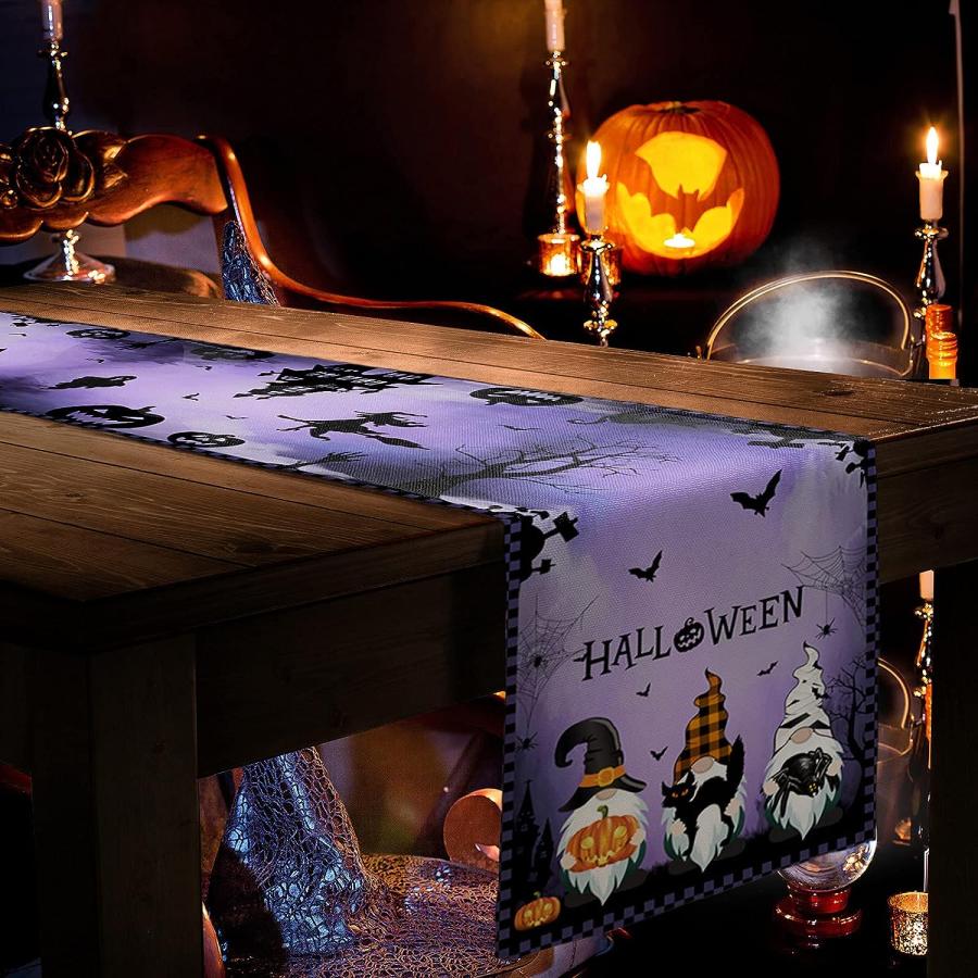 【並行輸入品】bloomhouse Halloween Table Runner Halloween Decorations Gnome Cr