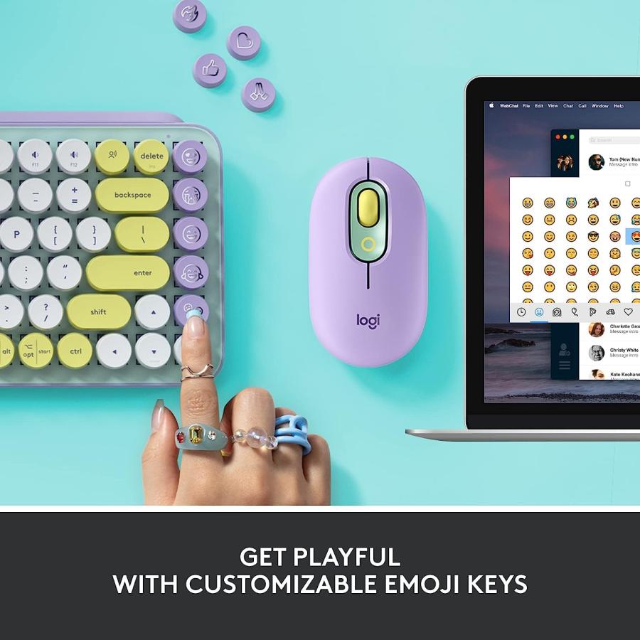 Logitech POP Keys Mechanical Wireless Keyboard with Customizable 並行輸入品｜import-tabaido｜07