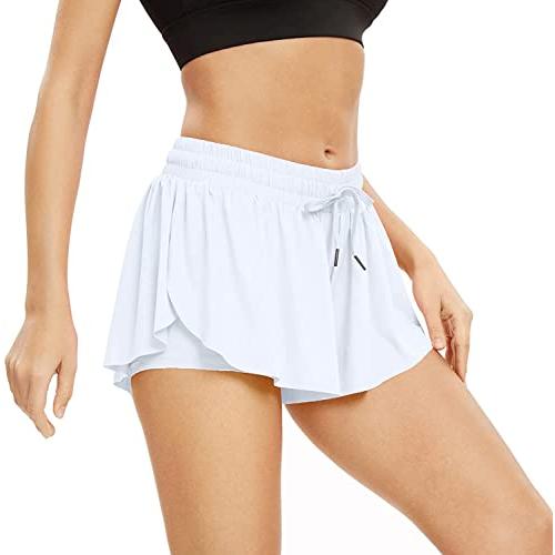 【並行輸入品】Flowy Shorts for Women Gym Yoga Athletic Workout Running Active
