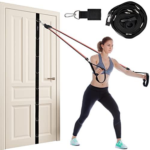 【並行輸入品】BODY RHYTHM 高耐久ドアアンカーストラップ   レジスタンスバンド、理学療法バンド、クローズドループバンドに最適 (ブラの画像