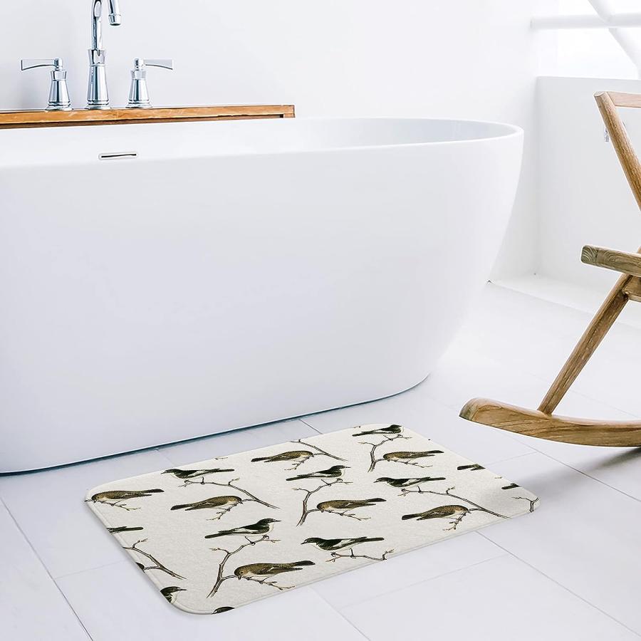 【並行輸入品】Prironde Christmas Front Door Mats Outdoor Indoor Kitchen Mat Bir 並行の画像