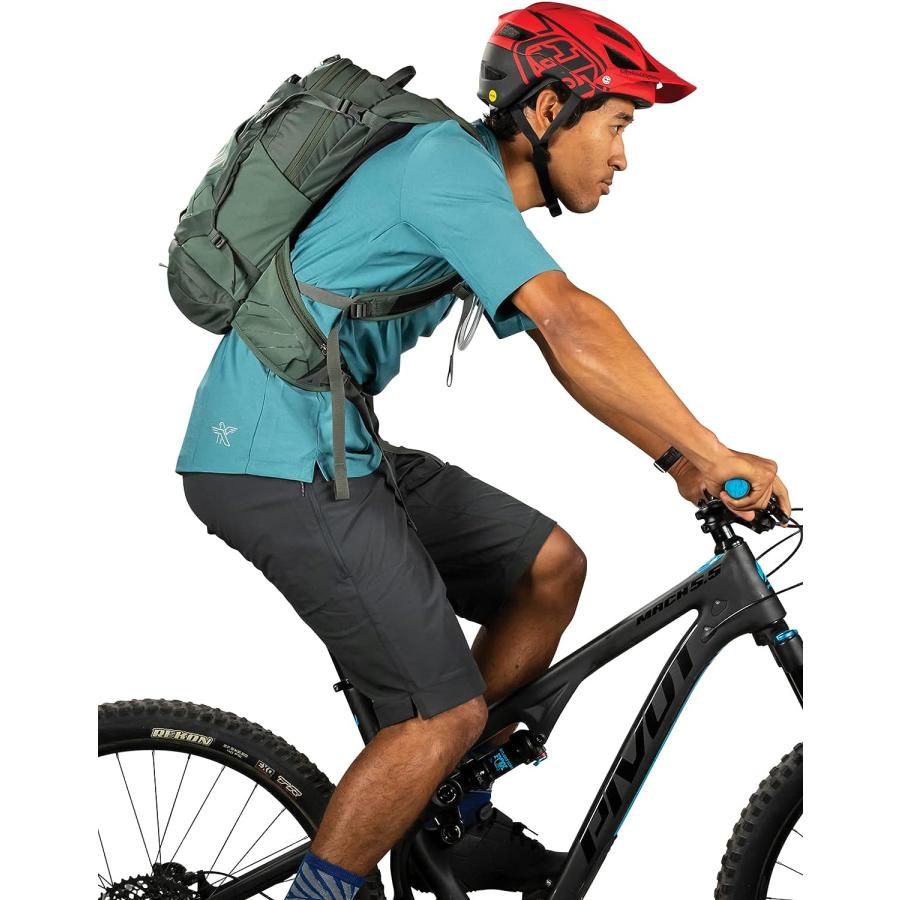 【並行輸入品】Osprey Raptor 14 メンズ 自転車ハイドレーションバックパック 油圧リザーバー付き オレンジサンセットの画像