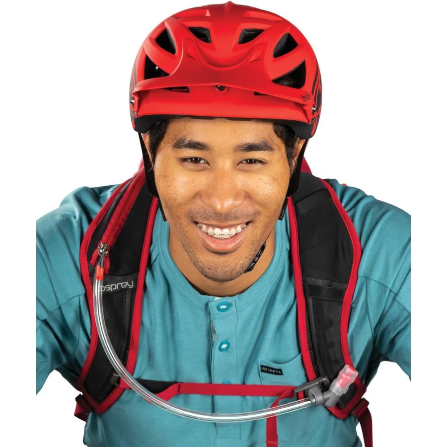 【並行輸入品】Osprey Raptor 14 メンズ 自転車ハイドレーションバックパック 油圧リザーバー付き オレンジサンセットの画像