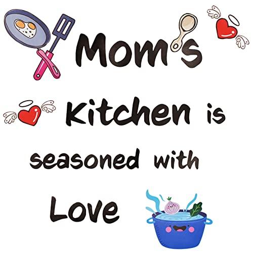 【並行輸入品】Maydahui Mom‘s Kitchen is Seasoned with Love Wall Stickers Kitch_1