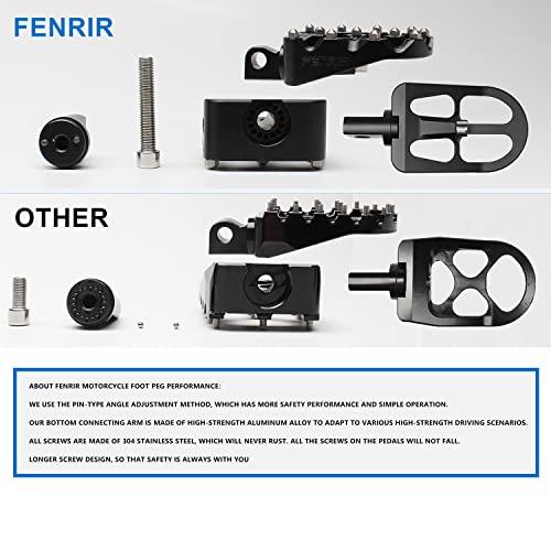 ブランド登録なし - 【並行輸入品】FENRIR Motorcycle Foot Pegs 360° Roating MX Chopper Bobber Thug