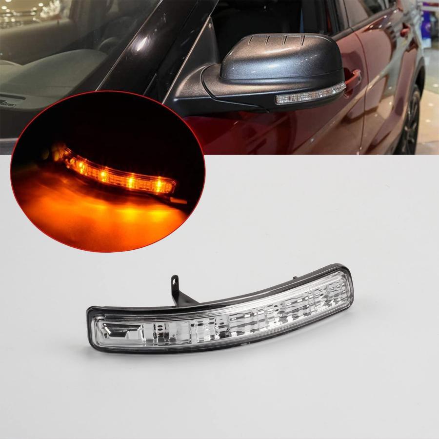 【並行輸入品】Dasbecan 左ミラーライト ウィンカーランプ フォードエクスプローラー 2011 2019 運転席側 LEDインジケーターラの画像