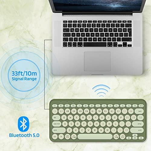 LTC MK791 Multi Device Bluetooth Keyboard, Rechargeable Compact  並行輸入品｜import-tabaido｜05